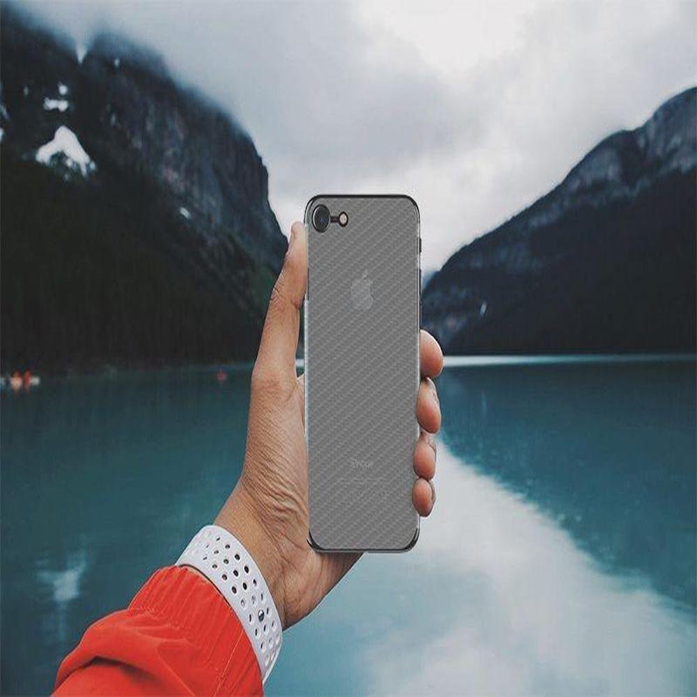Imagem 4 de 5 do produto Película Traseira De Fibra De Carbono Transparente Para Iphone 5 , 5s , Se - Gorila Shield
