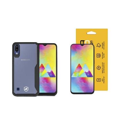 Kit Capa Atomic Preta E Película De Nano Vidro Para Samsung Galaxy M10 -  Gshield | KaBuM!