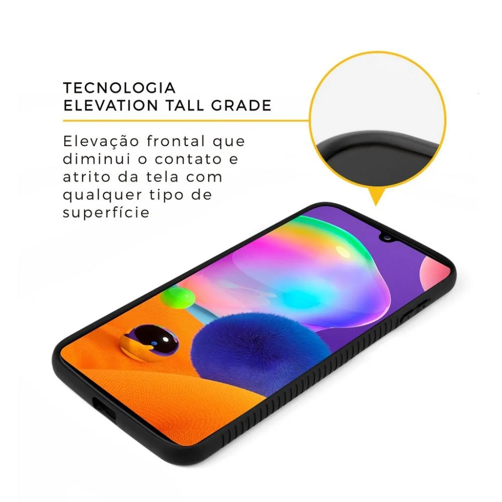 Imagem 2 de 4 do produto Capa Dual Shock X Preta Para Samsung Galaxy A31 - Gshield