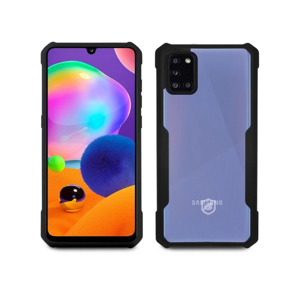 Imagem 4 de 4 do produto Capa Dual Shock X Preta Para Samsung Galaxy A31 - Gshield
