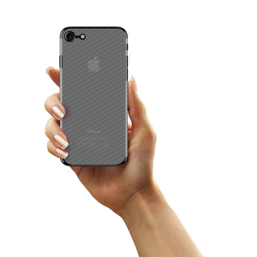 Imagem 4 de 4 do produto Película Traseira De Fibra De Carbono Transparente Para Iphone 7 - Gorila Shield
