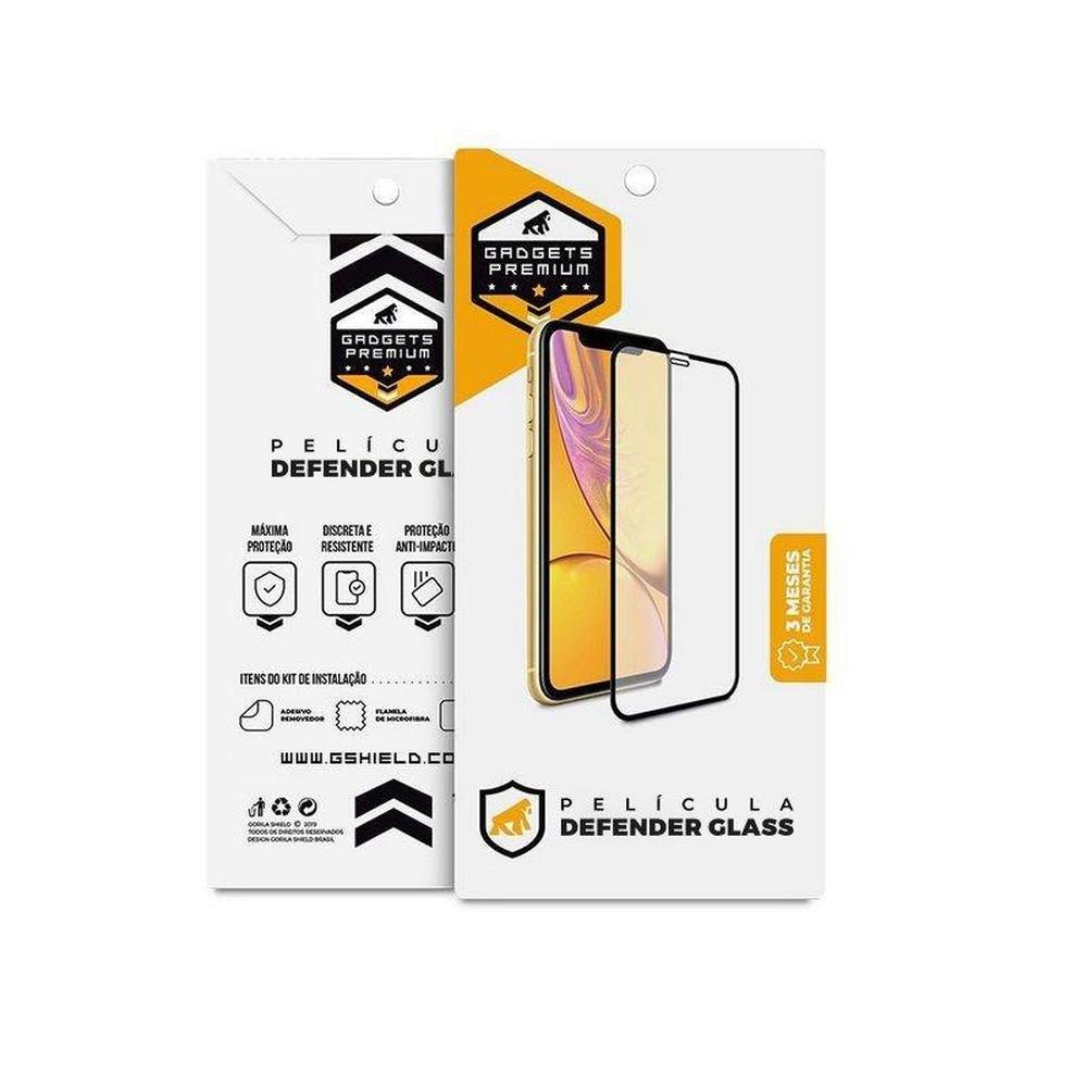 Película Defender Glass Para Samsung Galaxy A80 - Preta - Gshield Película Defender Glass Para Samsung Galaxy A80 - Preta - Gshield