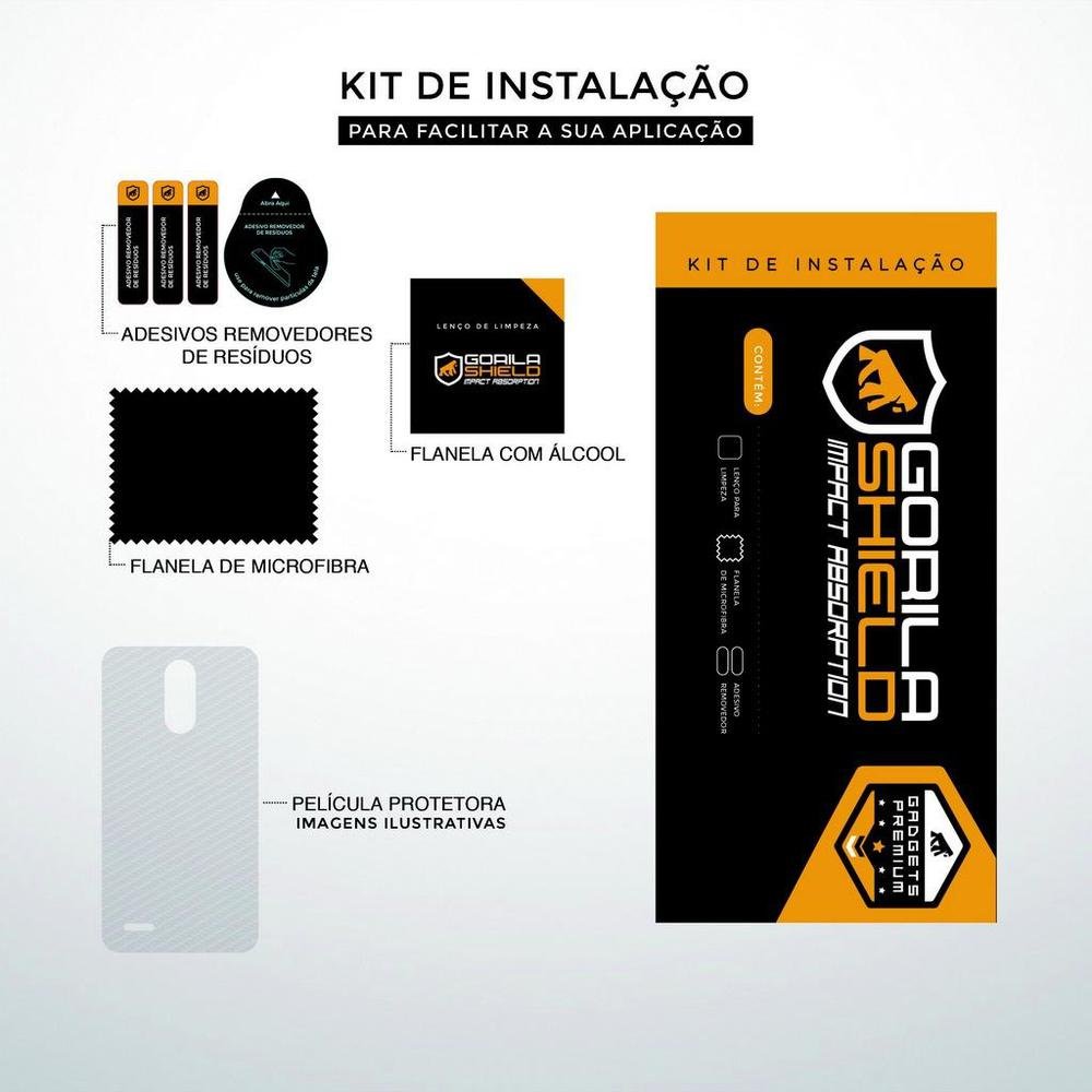 Película Traseira De Fibra De Carbono Para Moto G6 Plus - Gorila Shield