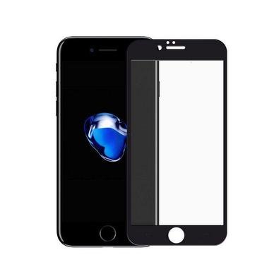Película Coverage Color Para Iphone 8 Plus - Preta - Gorila Shield (cobre Toda Tela)