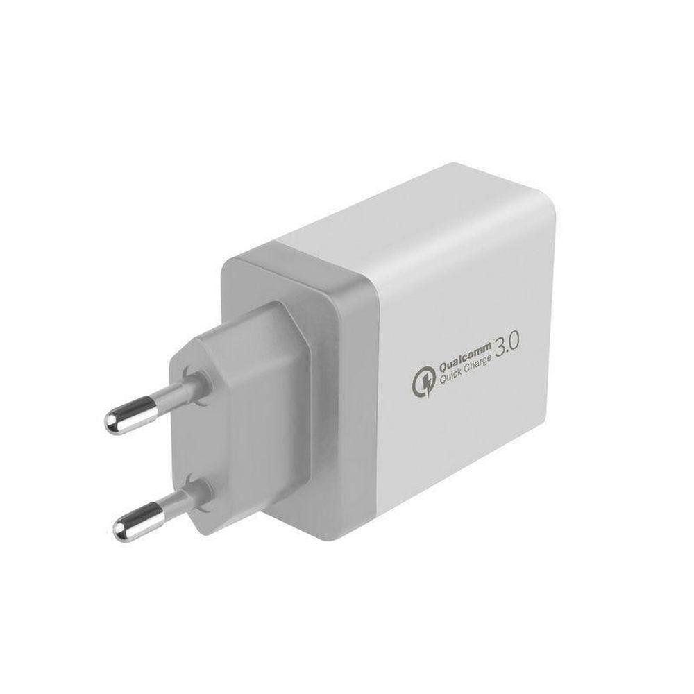 Imagem 4 de 5 do produto Kit Carregador Turbo Triplo + Cabo Dual Shock Micro Usb V8 Branco - Gshield