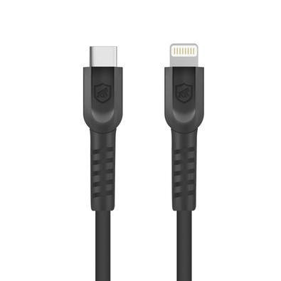 Cabo Dual Shock Lightning/type C Preto - 1,2m - Gshield