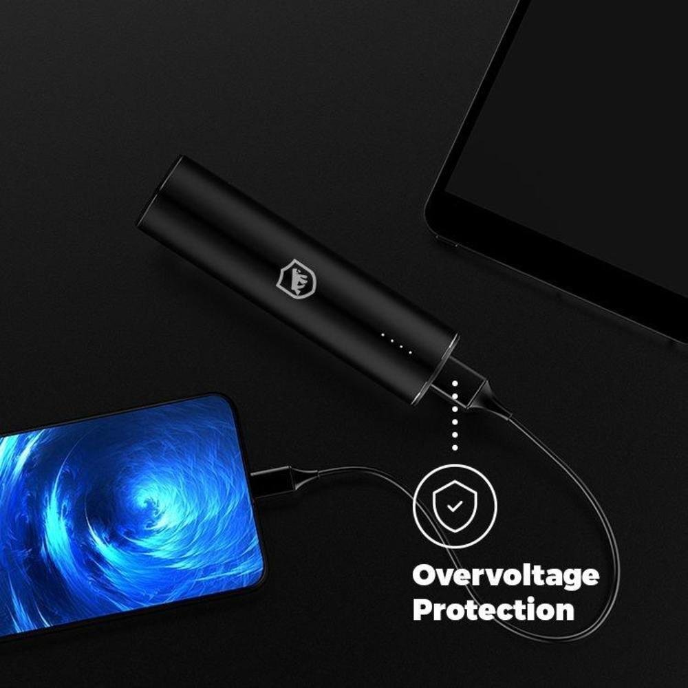 Imagem 4 de 4 do produto Carregador Portátil Power Bank Gorila Shield, 5000Mah, 2  Portas (1XUSB, 1XMicro USB), Turbo Fit, Preta