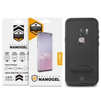 Kit Capa Á Prova D´água E Película Nano Gel Dupla Para Galaxy S9 - Gshield