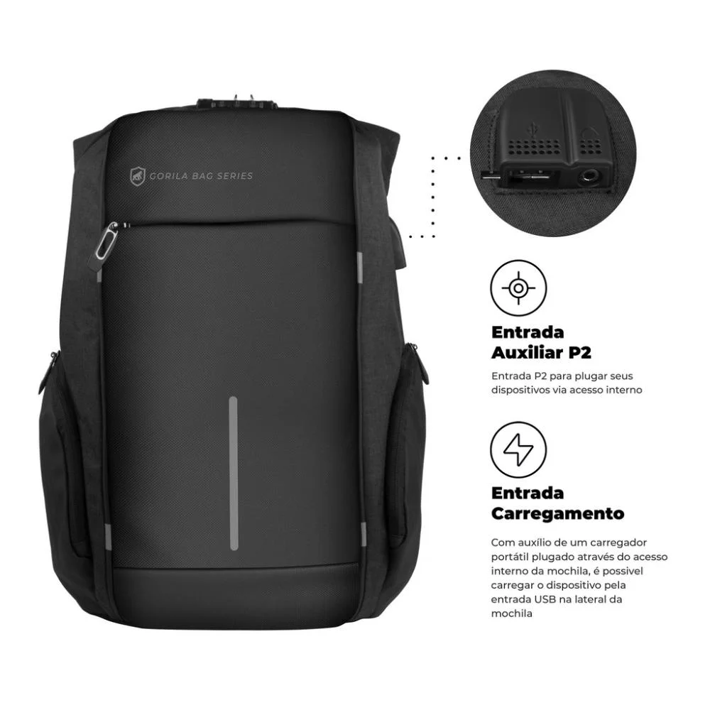 Imagem 4 de 5 do produto Mochila Gorila Shield Locker