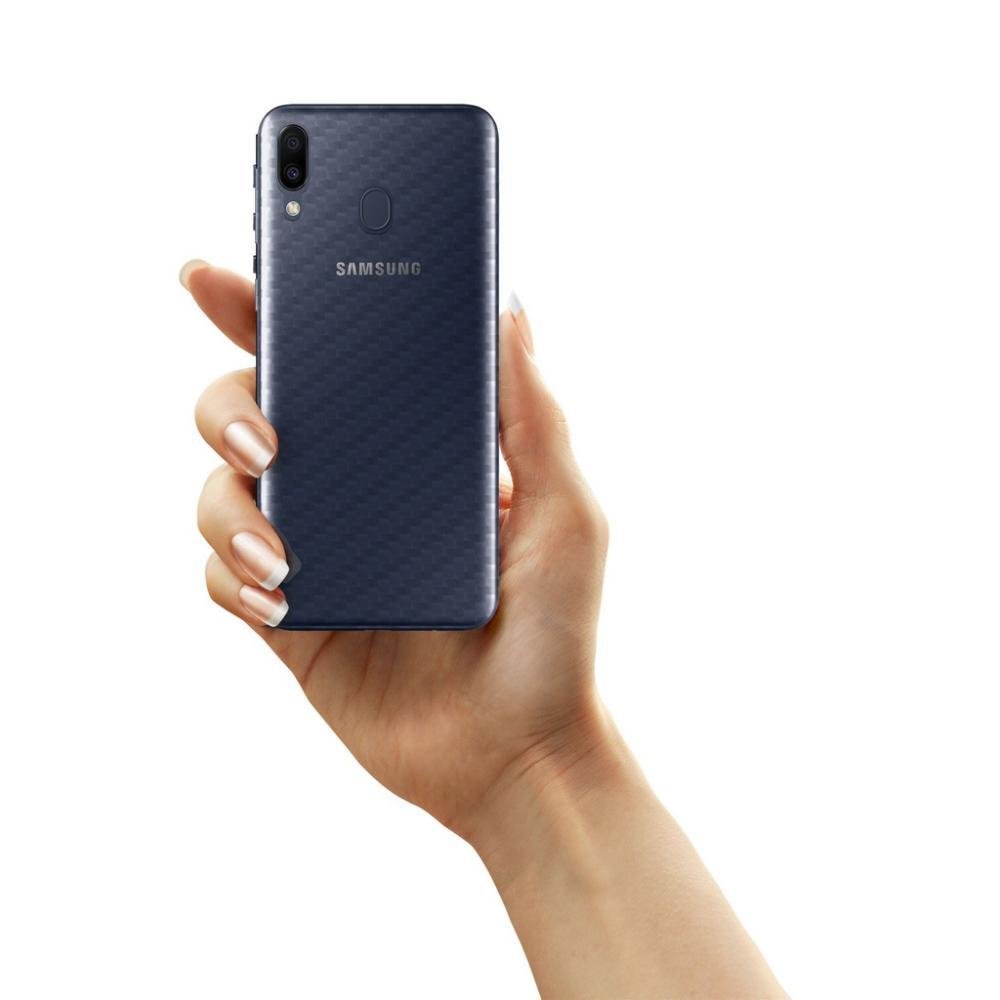 Película Traseira De Fibra De Carbono Transparente Para Samsung Galaxy M20 - Gorila Shield Película Traseira De Fibra De Carbono Transparente Para Samsung Galaxy M20 - Gorila Shield