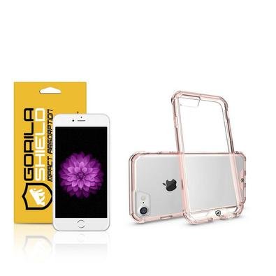 Kit Capa Ultra Slim Air Rosa E Película De Vidro Dupla Para Iphone 6s Plus – Gorila Shield