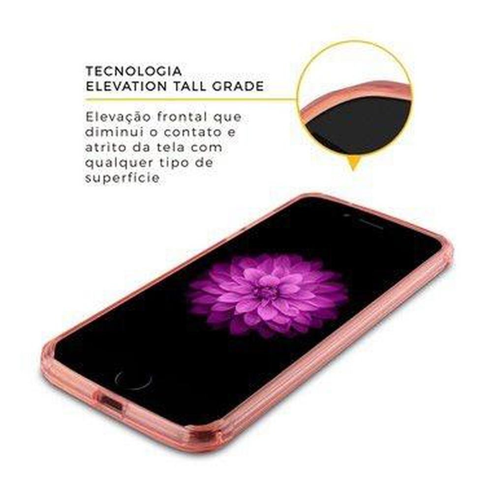 Imagem 2 de 5 do produto Kit Capa Ultra Slim Air Rosa E Película De Vidro Dupla Para Iphone 6s Plus – Gorila Shield
