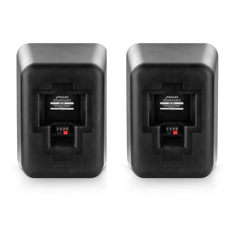 Imagem 2 de 5 do produto Caixa De Som Passiva Hs 6 Outdoor 140w Rms Frahm (par)