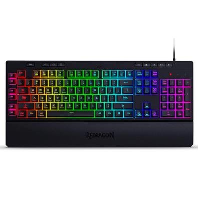 Teclado Gamer Redragon Shiva Membrane RGB K512RGB US