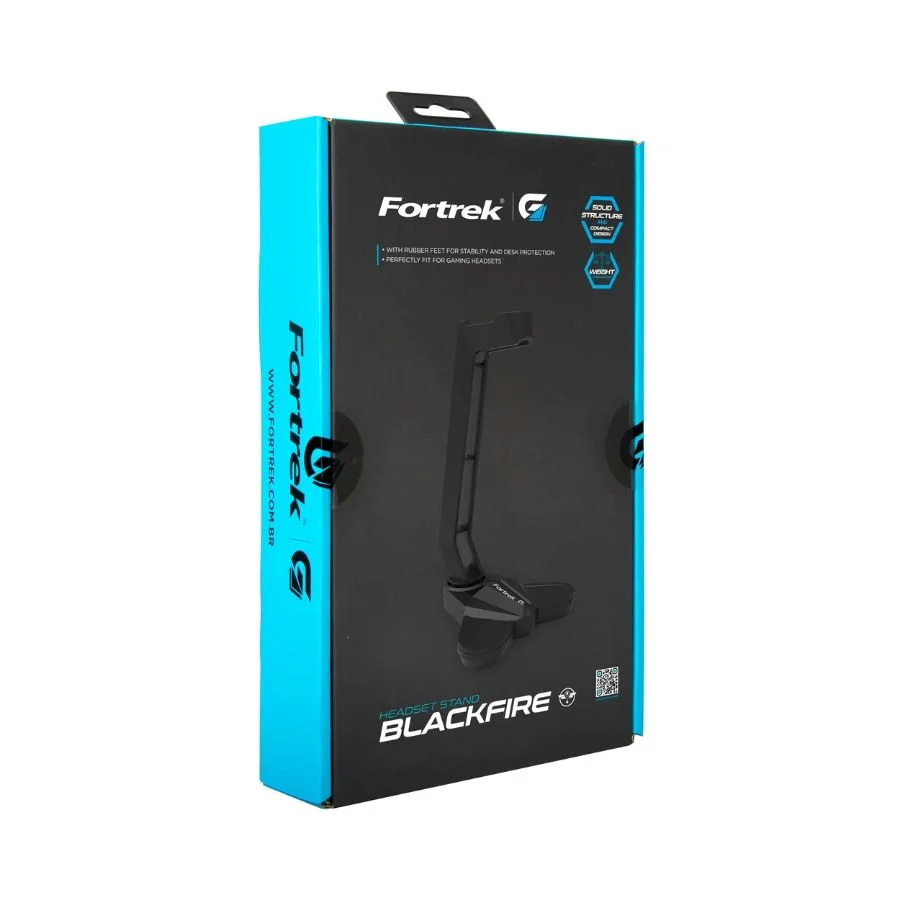 Imagem 2 de 5 do produto Suporte Para Headset Fortrek, Blackfire, Preto