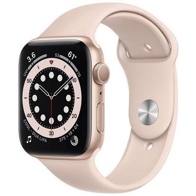 apple watch serie 6 44mm cinza espacial