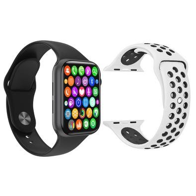 smartwatch preto e branco