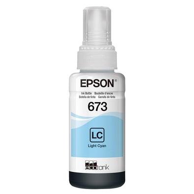 Refil de Tinta Epson T673520 Ciano Claro para Impressora Tanque de Tinta L800Muito mais qualidade,muito mais durabilidade.As tintas MicroPiezo possuem