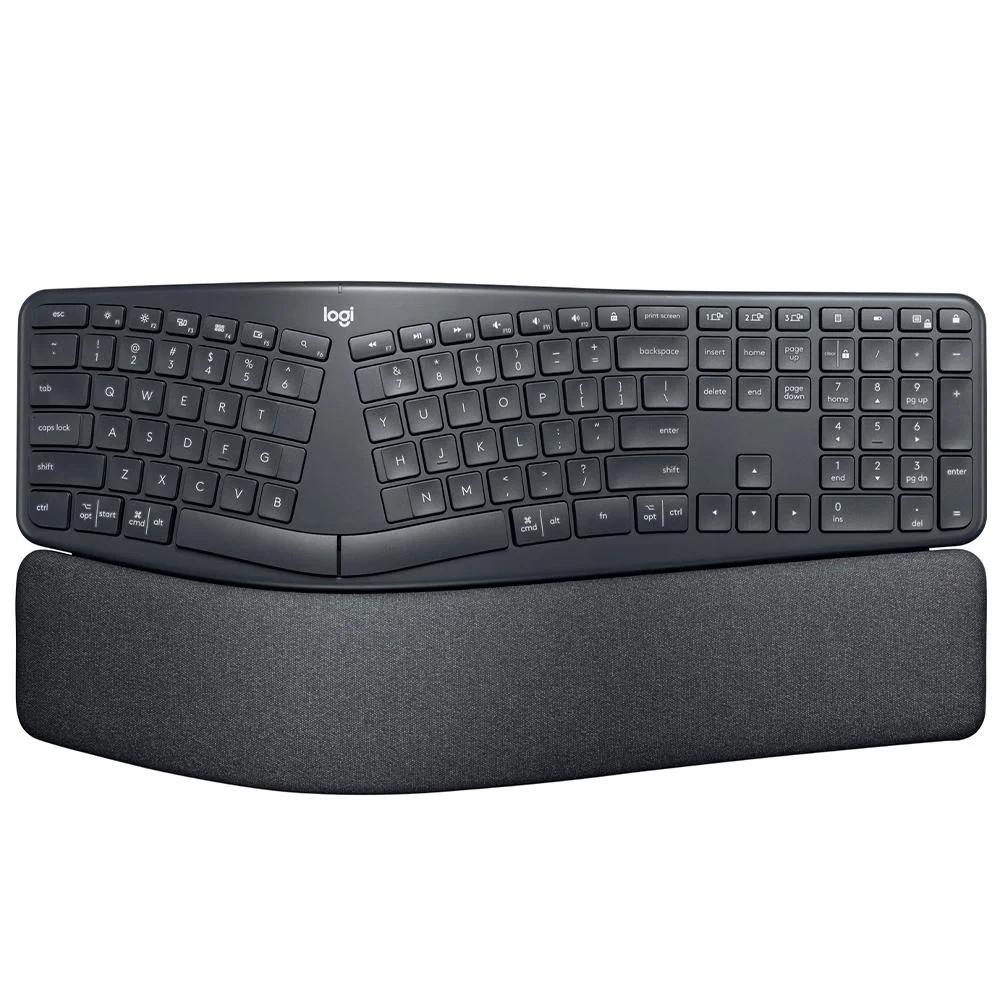 Imagem 2 de 5 do produto Teclado Sem Fio Logitech K860 Ergo - 920-009169