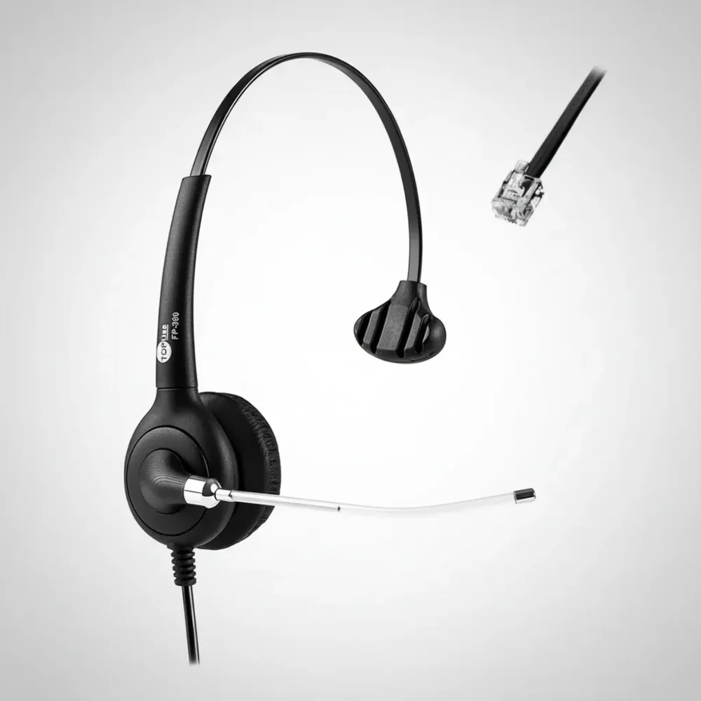 Imagem 2 de 3 do produto Headset Monoauricular Rj9 Fp-360, Premium Top Use, Para Telefones, Ip, Posição 3