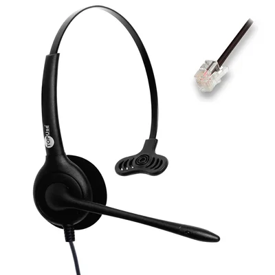 Headset Top Use Rj9 Fp-360 Monoauricular, Premium, Para Telefones Ip, Posição 01 Invertida