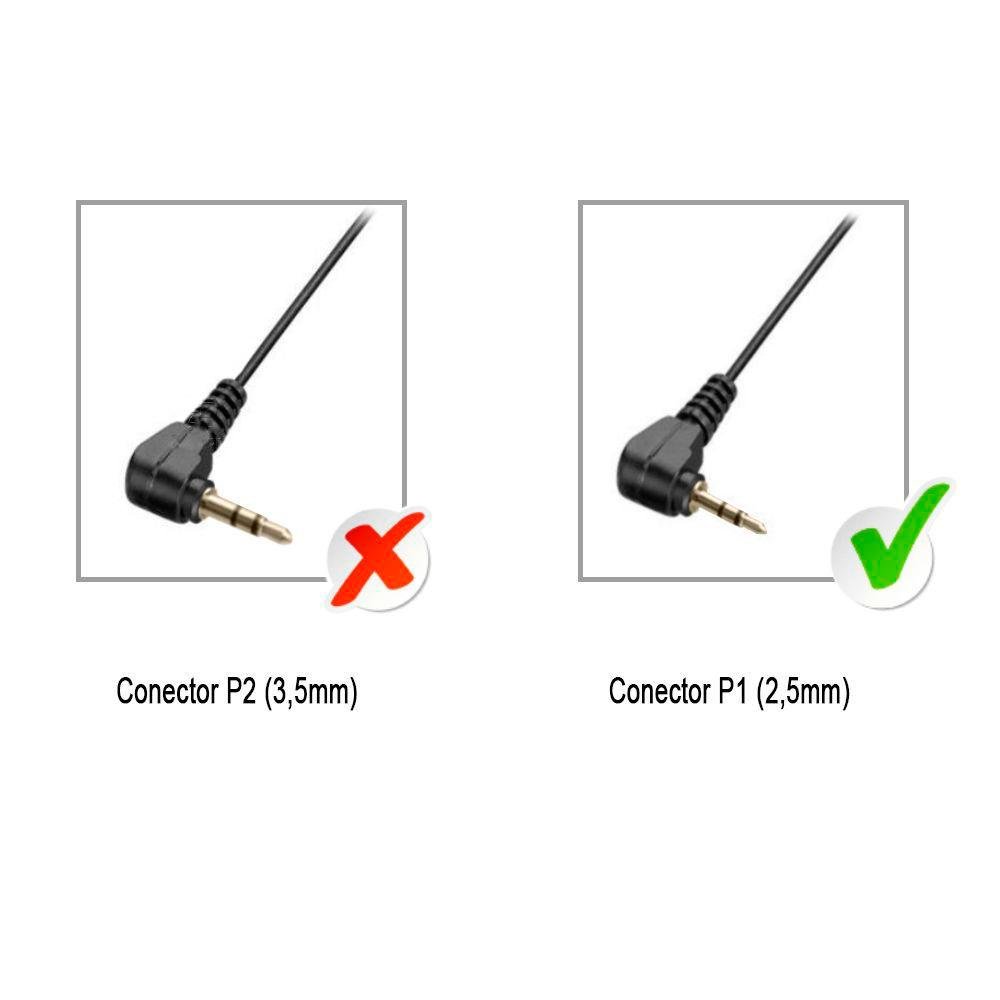 Imagem 2 de 2 do produto Headset Top Use Htu-300 Monoauricular P1, Para Ts5120 - Kx-tg7841las