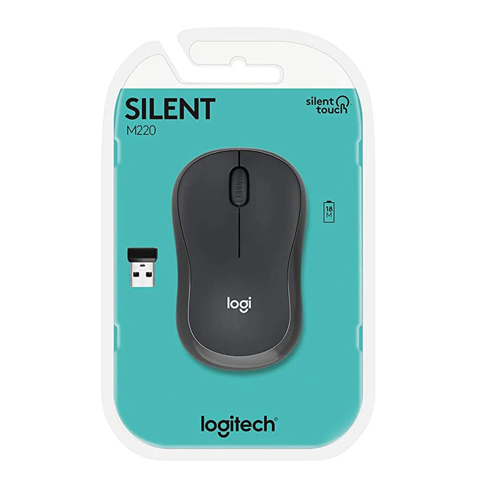 Imagem 4 de 4 do produto Mouse Logitech, Sem Fio, M220 Silent Logitech
