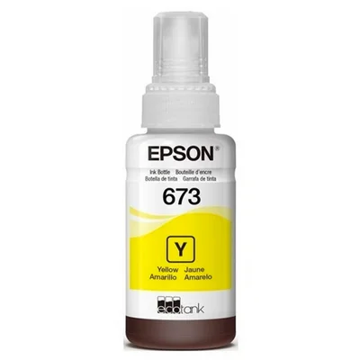 Refil de Tinta Epson T673 Amarelo 5.400 Págs - T673420