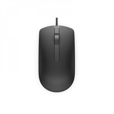 Mouse Óptico Ms116 Cabo Usb Com Roda De Rolagem Dell