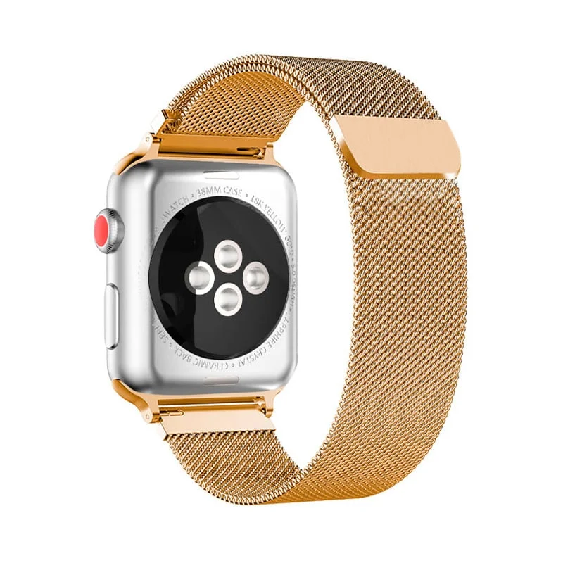 Imagem 4 de 4 do produto Pulseira Para Apple Watch 38/40mm Milanease - Dourado | Gt