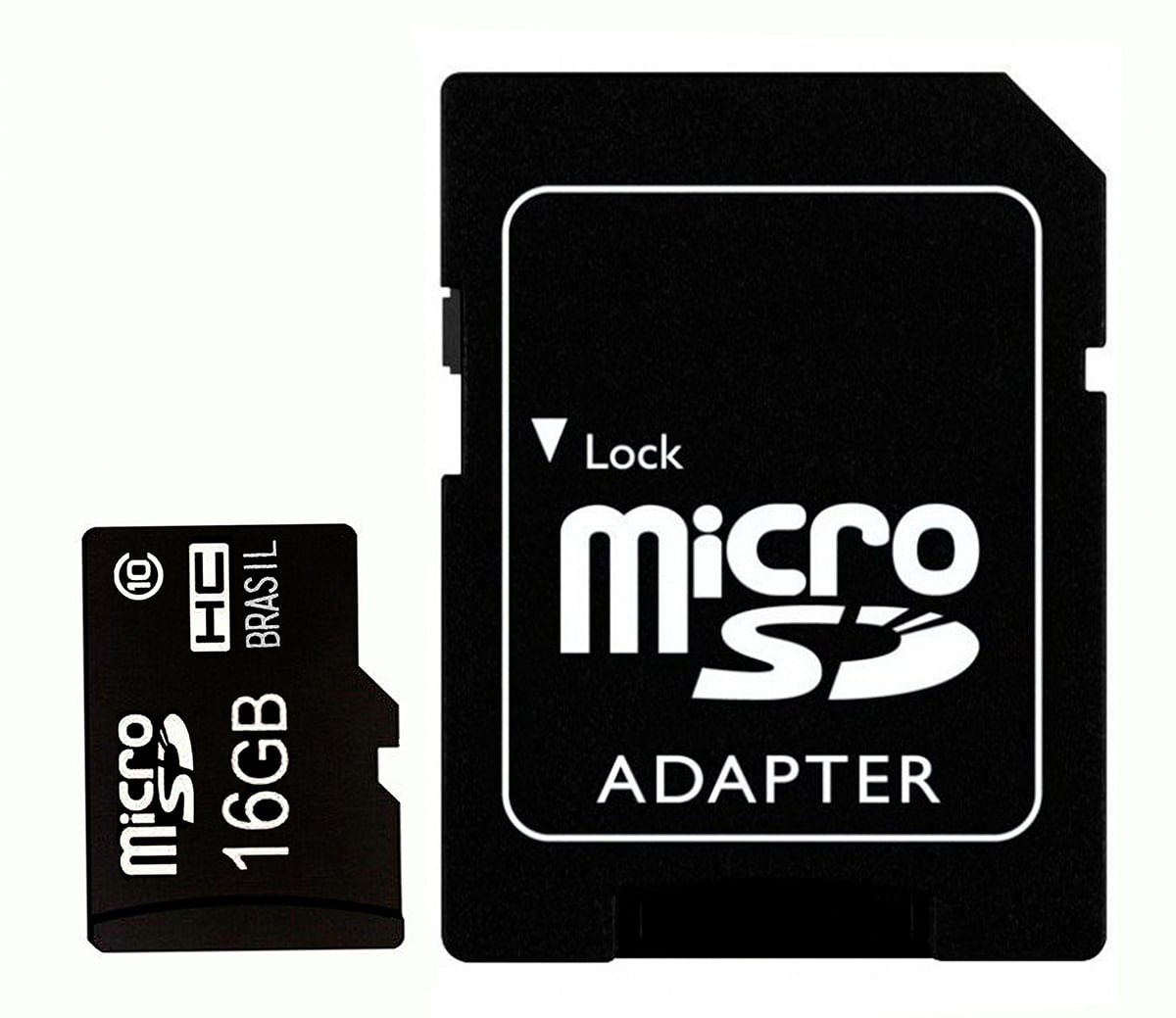 Cartão De Memória Microsd 16gb Classe 10 Mc110gt + Adaptador Sd Goldentec