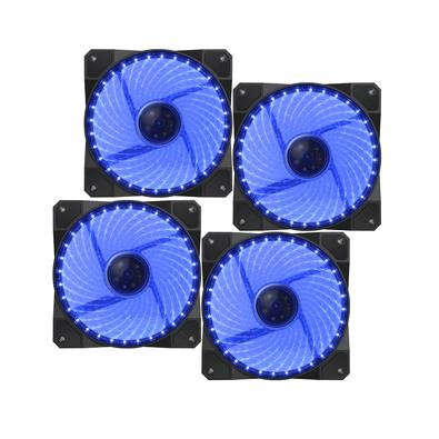 Fan Cooler 32 Led Azul 4-fan Gamemax Galeforce Gmx-gf12b