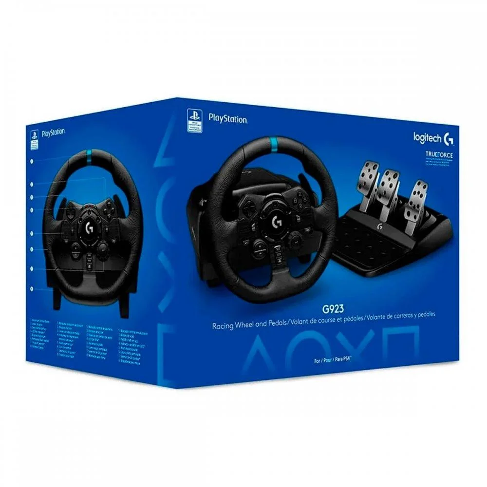 Imagem 5 de 5 do produto Volante Logitech G923, Ps5, Ps4, Pc Com Force Feedback Trueforce - 941-000148