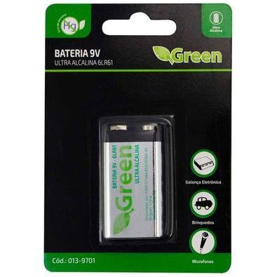 Bateria 9v 6lr61, Green 013-9701