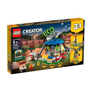 Desfrute de 3 oportunidades de construção com este conjunto LEGO® Creator 3em1. Construa o Carrossel e depois reconstrua-o para uma diversão a bordo d