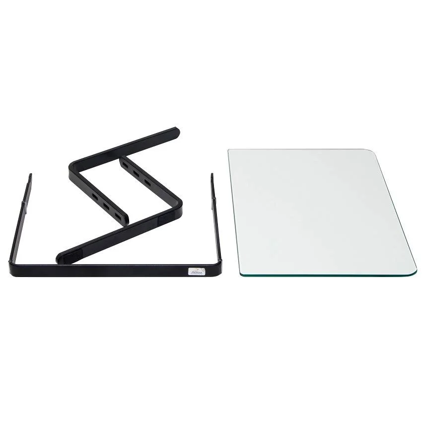 Imagem 5 de 5 do produto Suporte Para Monitor Reliza Office, Base De Vidro, Preto