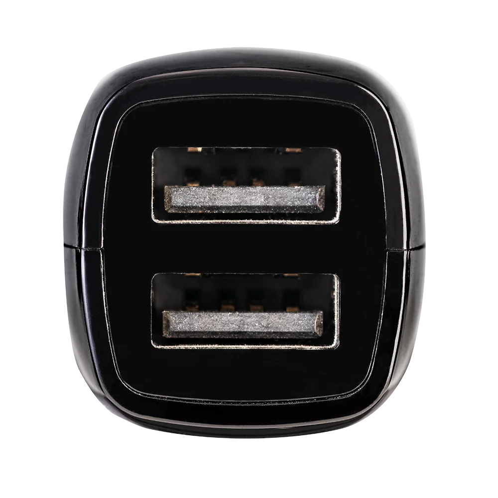 Carregador Veicular Usb - Com 2 Portas Usb - 2.4a - Universal - Intelbras Ecv2 Fast