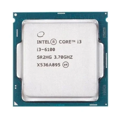 Processador Intel I3-6100, 3.70GHz, Cache 3MB, Dual Core, 4 Threads, FCLGA 1151, OEM
