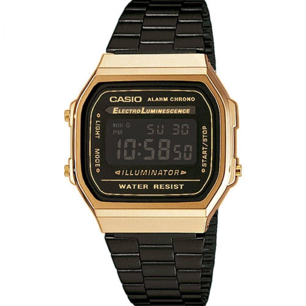 casio todo dourado