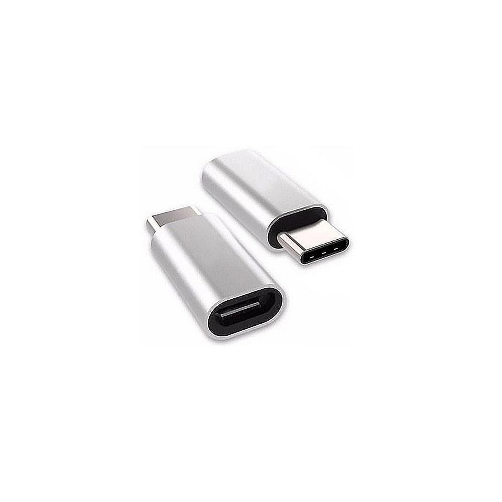 Adaptador De Celular Type C Oex Ad202 Micro USB Para USB-C Prata