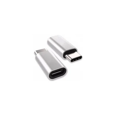 Adaptador De Celular Type C Oex Ad202 Micro USB Para USB-C Prata