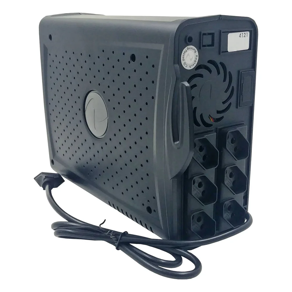 Imagem 2 de 5 do produto Nobreak Ragtech Save 700va Trivolt Automático, 115v, 127v, 220v, Saída 115v, 6 Tomadas