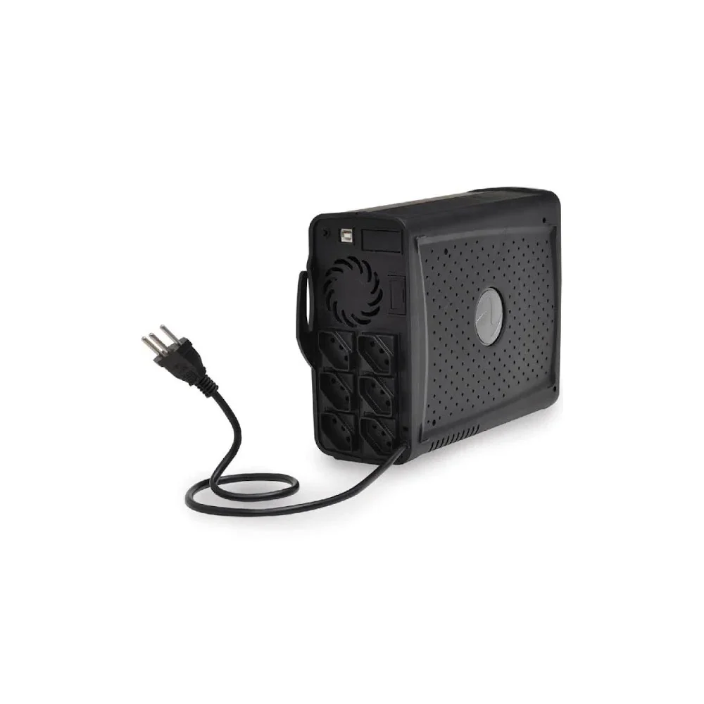 Imagem 5 de 5 do produto Nobreak Ragtech Save 700va Trivolt Automático, 115v, 127v, 220v, Saída 115v, 6 Tomadas