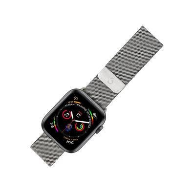 Pulseira Para Apple Watch Milanese 38/40mm Wbm40si Geonav - Prata
