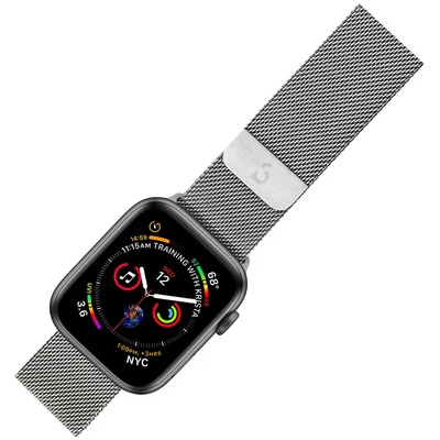 Pulseira Para Apple Watch Milanese 42/44mm Wbm44si Geonav - Prata