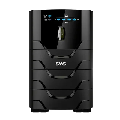 Nobreak Sms Senoidal Power Sinus Ng 2400va, 10 Tomadas, Entrada Automática Bivolt Preto