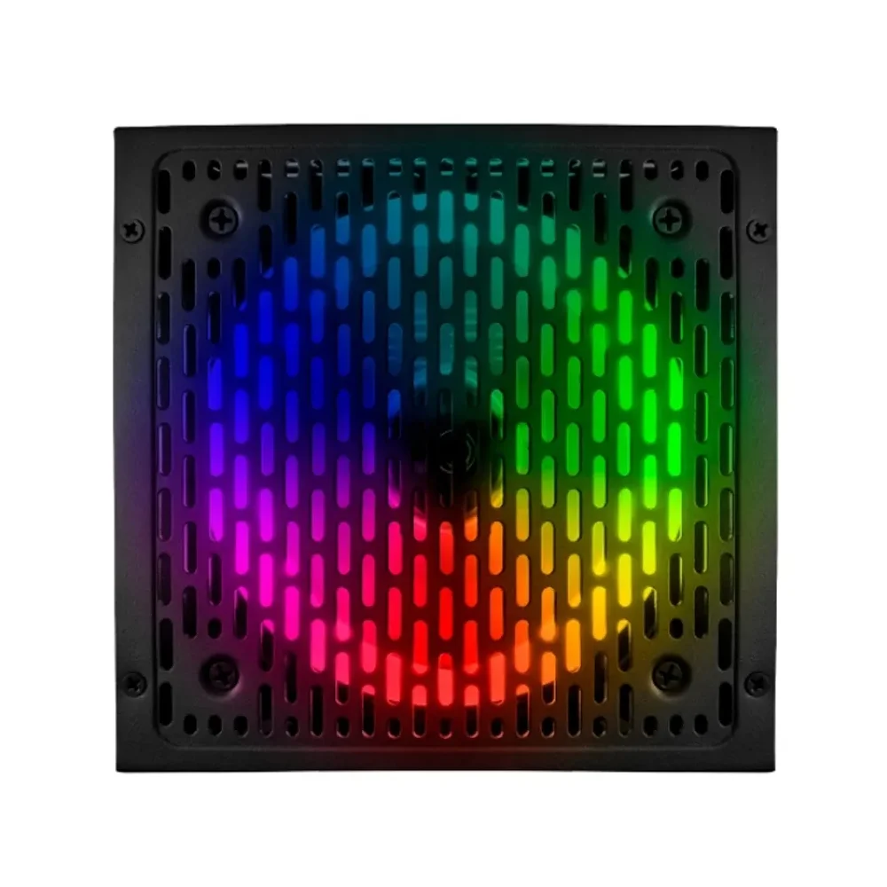 Imagem 4 de 5 do produto Fonte BRX 750W Rainbow RGB, ATX, 80 Plus Bronze, PFC Ativo