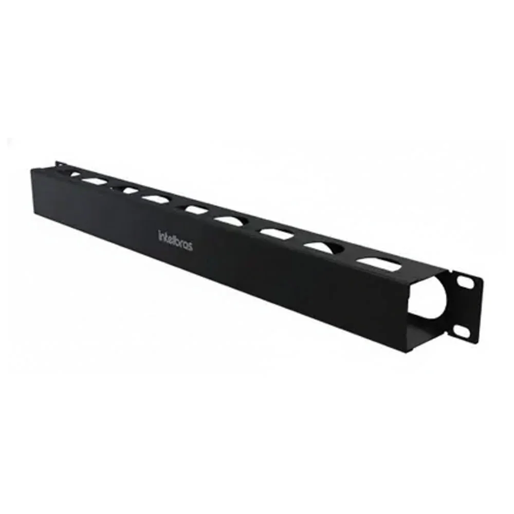 Imagem 5 de 5 do produto Organizador De Cabos Intelbras Och1u 80, Para Rack 1u 80 Mm, Preto