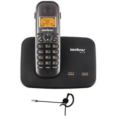 Kit Telefone 2 Linhas Ts 5150 + 1 Fone Hc 10 Intelbras