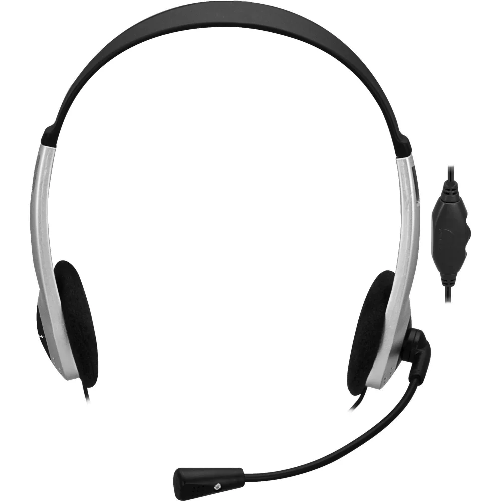 Imagem 3 de 5 do produto Headset Fortrek Multimídia, HBL-101, Preto E Prata - 62887
